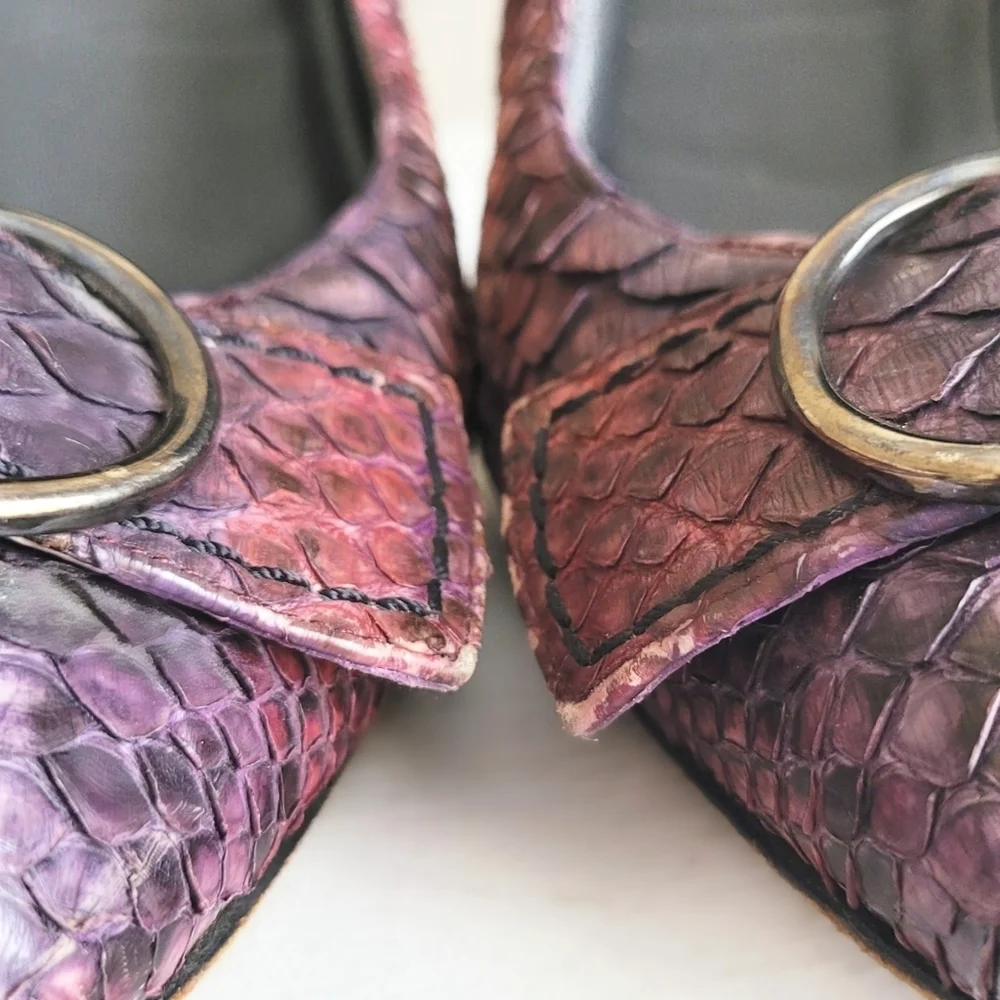 STUART Weitzman Pumps snake heels - Picture 12 of 16